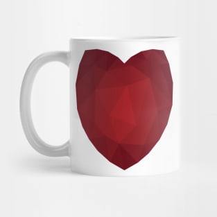 Heart Low Poly Mug